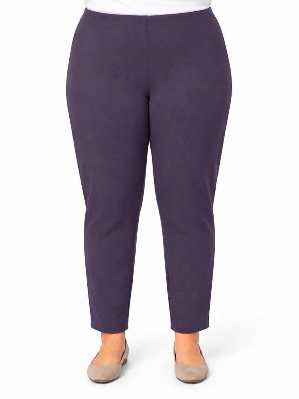 Chicoâs Purple Pull On Pants Size 3 (US 16) LW Like New